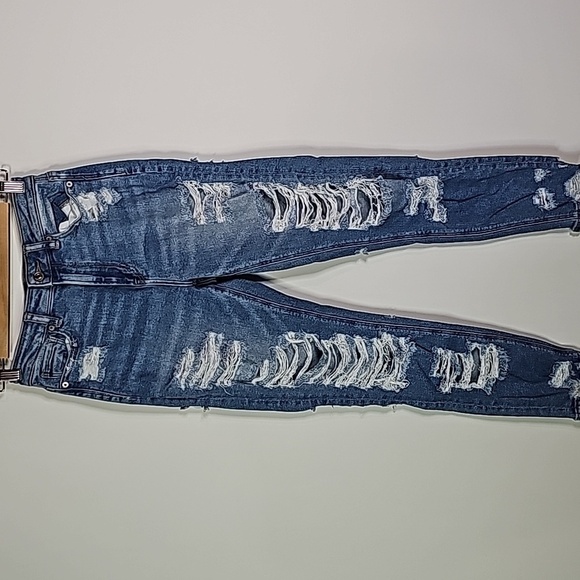 American Eagle size 0 stretch high rise mom jeans - Picture 1 of 8